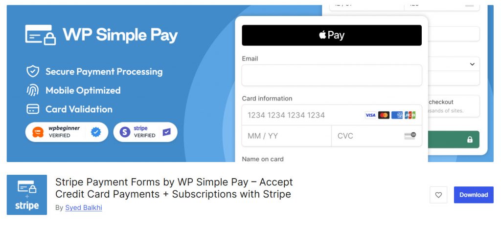 WP Simple Pay - WP Simple Pay alternatives