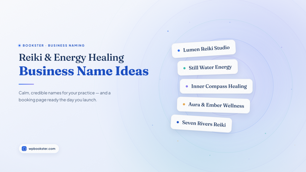 Best Reiki and Energy Healing Business Name Ideas