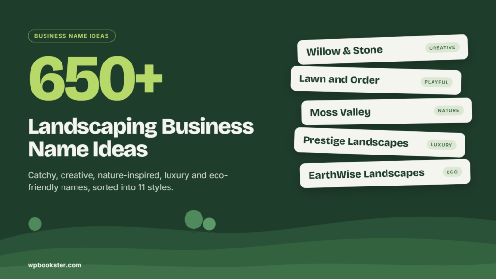 Best Landscaping Business Name Ideas