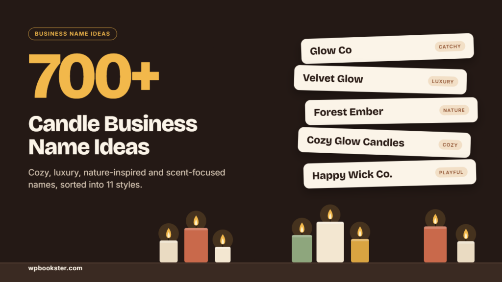 Candle Business Name Ideas