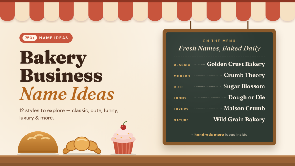 Bakery Business Name Ideas